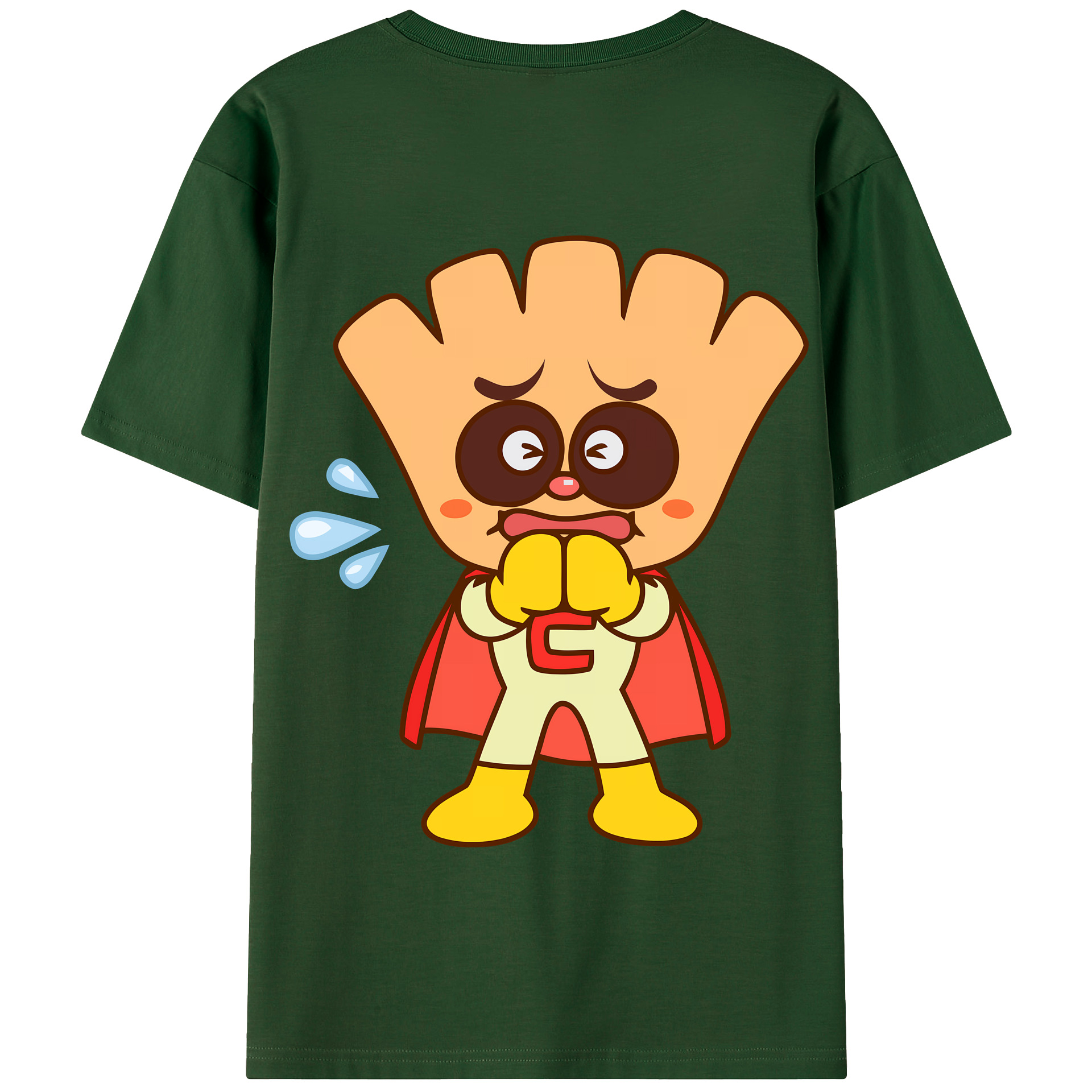 （画像用） アンパンマン Anpanman 綿100％半袖Tシャツ（背面プリント）